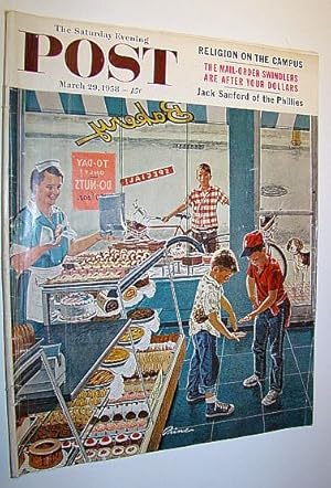 Seller image for The Saturday Evening Post, March 29, 1958 - Architect Royal Barry Wills / Pitcher Jack Sanford for sale by RareNonFiction, IOBA