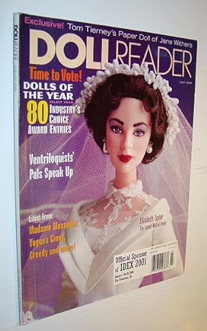 Seller image for DollReader (Doll Reader) Magazine, July 2000 - Elizabeth Taylor Mattel Bride Cover Photo for sale by RareNonFiction, IOBA