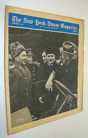 Imagen del vendedor de The New York Times Magazine, February 18, 1945 - FDR and Molotov / First-Hand Report on the German Soldier a la venta por RareNonFiction, IOBA
