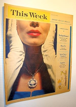 Imagen del vendedor de This Week Magazine, August 2, 1964 - Insert to the Boston Sunday Herald: Hope Diamond Cover Photo a la venta por RareNonFiction, IOBA