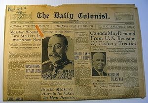 Imagen del vendedor de The Daily Colonist, Sunday June 3, 1934, Victoria, British Columbia Newspaper a la venta por RareNonFiction, IOBA