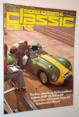 Thoroughbred and Classid Cars Magazine, June 1975 - The Brian Lister Story