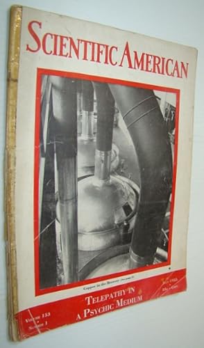 Bild des Verkufers fr Scientific American Magazine, Volume 153, Number 1, July 1935 zum Verkauf von RareNonFiction, IOBA