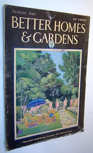 Imagen del vendedor de Better Homes and Gardens Magazine, August 1929 - Madame Galli-Curci and Her Catskill Home a la venta por RareNonFiction, IOBA