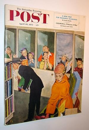 Seller image for The Saturday Evening Post, April 19, 1952 - The Amazing Mr. Churchill / The Man Who Sets Off Atom Bombs / Sardi's for sale by RareNonFiction, IOBA