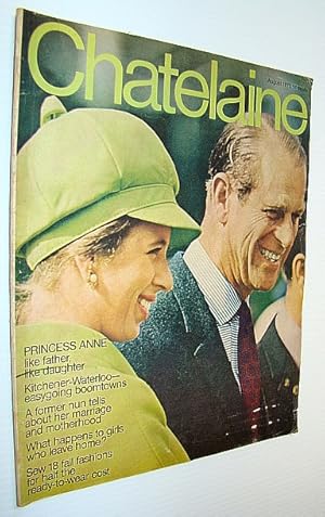 Imagen del vendedor de Chatelaine Magazine, August 1971 - Princess Anne Cover Photo a la venta por RareNonFiction, IOBA