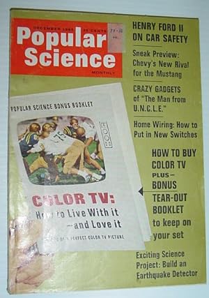 Seller image for Popular Science Magazine, December (Dec.) 1965 for sale by RareNonFiction, IOBA