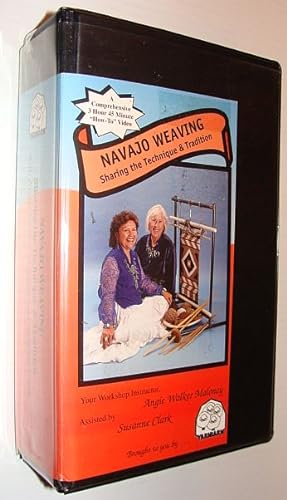 Bild des Verkufers fr Navajo Weaving: Sharing the Technique and Tradition - Two VHS Video Tapes with Case zum Verkauf von RareNonFiction, IOBA
