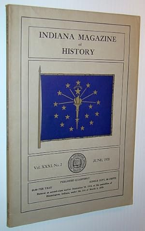 Bild des Verkufers fr Indiana Magazine of History, June 1935 zum Verkauf von RareNonFiction, IOBA