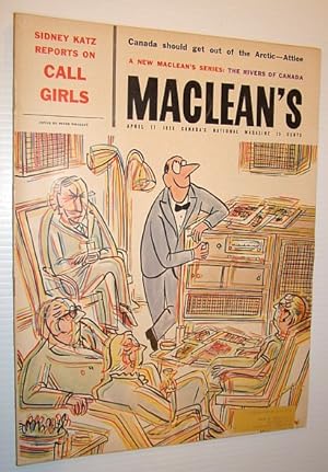 Immagine del venditore per Maclean's - Canada's National Magazine, April 11, 1959 venduto da RareNonFiction, IOBA