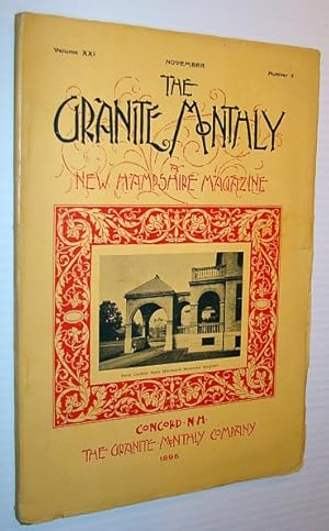 Seller image for The Granite Monthly - A New Hampshire Magazine, November 1896 - The Mary Hitchcock Memorial Hospital, Hanover, N.H. for sale by RareNonFiction, IOBA