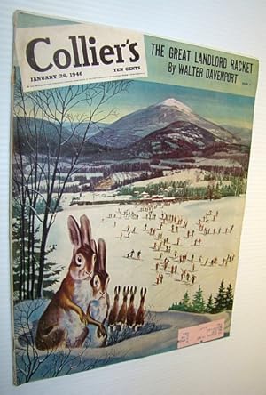 Imagen del vendedor de Collier's Magazine, January 26, 1946 - The Great Landlord Racket a la venta por RareNonFiction, IOBA