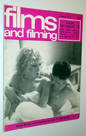 Bild des Verkufers fr Films and Filming Magazine, January 1979 - Cover Photo of Bette Midler and Frederic Forreste in 'The Rose' zum Verkauf von RareNonFiction, IOBA