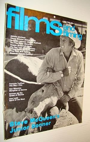 Bild des Verkufers fr Films and Filming Magazine, July 1972: Steve McQueen Cover Photo (from 'Junior Bonner') zum Verkauf von RareNonFiction, IOBA