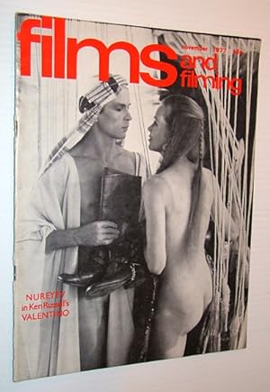 Bild des Verkufers fr Films and Filming Magazine, November 1977 - Nureyev Cover Photo from 'Valentino' zum Verkauf von RareNonFiction, IOBA
