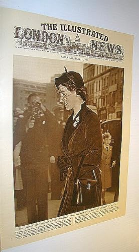 Seller image for The Illustrated London News (ILN), May 17, 1952 - Cover Photo of the Queen at the British Industries Fair for sale by RareNonFiction, IOBA