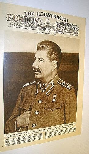 Bild des Verkufers fr The Illustrated London News (ILN) Magazine, 14 March 1953 - Death of Stalin zum Verkauf von RareNonFiction, IOBA