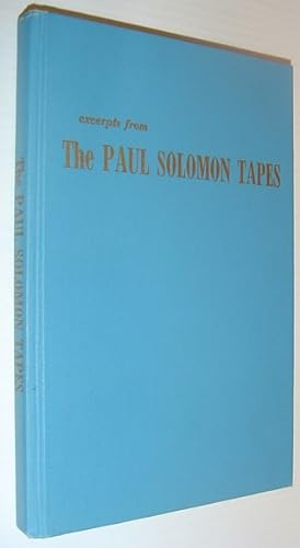 Seller image for Excerpts From the Paul Solomon Tapes for sale by RareNonFiction, IOBA