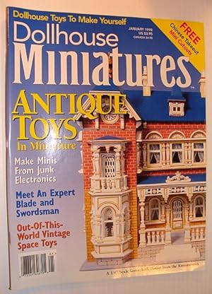 Dollhouse Miniatures, January 1998 - Antique Toys