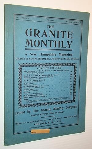 Image du vendeur pour The Granite Monthly - A New Hampshire Magazine - July 1916: Lieut.-Col. Samuel H. Melcher, M.D. mis en vente par RareNonFiction, IOBA