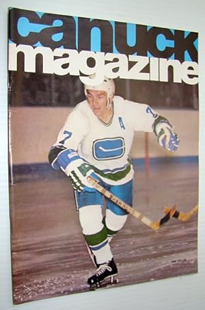 Immagine del venditore per Vancouver Canuck Magazine, November 12, 1974 - Colour Cover Photo of Andre Boudrias venduto da RareNonFiction, IOBA