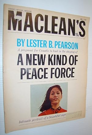 Bild des Verkufers fr Maclean's, Canada's National Magazine, May 2, 1964 - K.C. Irving (Part 2) zum Verkauf von RareNonFiction, IOBA