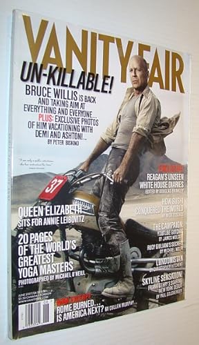 Image du vendeur pour Vanity Fair Magazine, June 2007 - Bruce Willis Cover mis en vente par RareNonFiction, IOBA