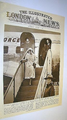 Bild des Verkufers fr The Illustrated London News (ILN) Magazine, August 7, 1954 - Duke of Edinburgh Departs for Canada zum Verkauf von RareNonFiction, IOBA