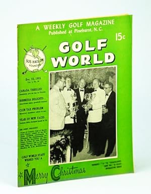 Golf World - A Weekly Golf Magazine, Dec. (December) 23, 1955, Vol. 9, No. 29
