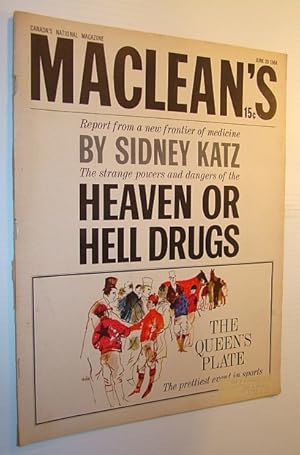 Seller image for Maclean's Magazine, 20 June 1964 - Heaven or Hell Drugs for sale by RareNonFiction, IOBA