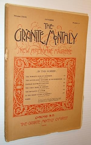 Seller image for The Granite Monthly - A New Hampshire Magazine - October 1900: The Scotch-Irish Settlers of Peterborough / George F. Putnam for sale by RareNonFiction, IOBA