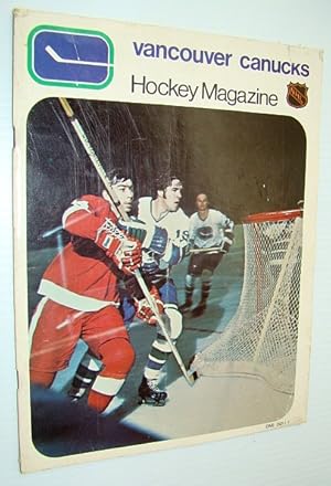Vancouver Canucks Hockey Magazine, December 26, 1970, Vol 1 No. 17 - Cover Action of Photo of Nic...