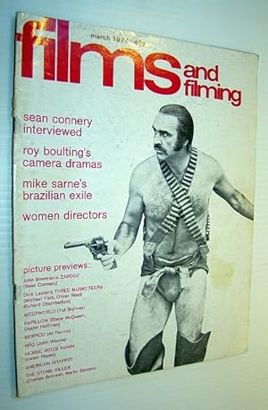 Image du vendeur pour Films and Filming Magazine, March 1974 - Sean Connery Cover Photo and Interview mis en vente par RareNonFiction, IOBA