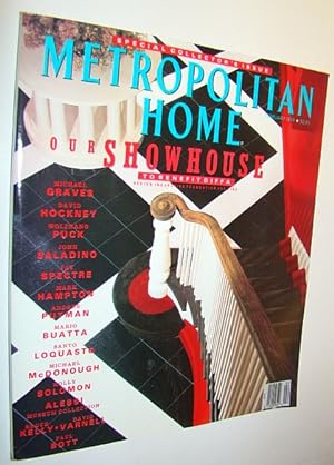 Imagen del vendedor de Metropolitan Home Magazine, February 1989 - Special Collector's Issue - Our Showhouse to Benefit DIFFA a la venta por RareNonFiction, IOBA