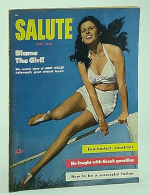 Seller image for Salute Magazine, July 1947, Vol. 2, No. 7 - The Success Story of Hollywood's Great Criminal Lawyer Jerry Giesler / Jackie Robinson Has Shown the Way for sale by RareNonFiction, IOBA