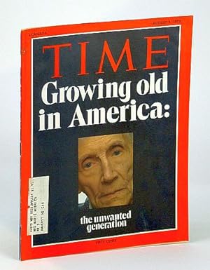 Bild des Verkufers fr Time Magazine (Canadian Edition), August (Aug.) 3, 1970 - Growing Old in America zum Verkauf von RareNonFiction, IOBA