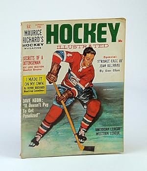 Maurice Richard's Hockey Illustrated Magazine, Volume 1, Number 12, January (Jan.) 1963 - Jean Be...