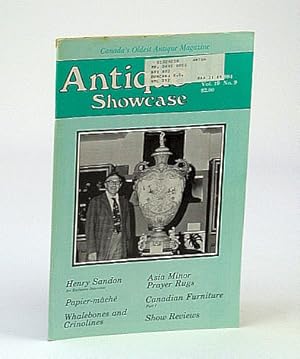 Antique Showcase Magazine, March (Mar.) 1984 - Henry Sandon Interview / Reflections on Mercury Glass