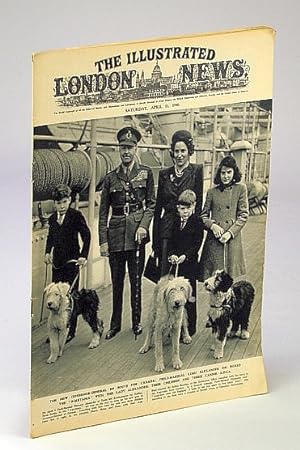 Seller image for The Illustrated London News, April (Apr.) 13, 1946: Cover Photo of Field Marshal Lord Alexander and His Family for sale by RareNonFiction, IOBA