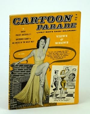 Seller image for Cartoon Parade Magazine - Lively Man's Gags! Galarama!, Vol. 1, No. 9, January (Jan.) 1962: Eve Eden Cover Photo for sale by RareNonFiction, IOBA