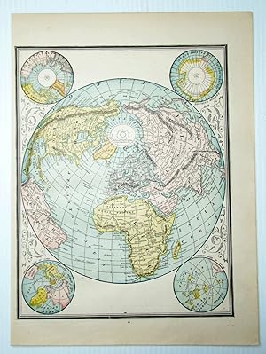 1889 Color Map of the World