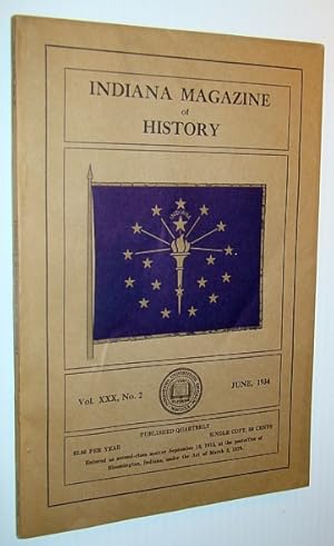 Bild des Verkufers fr Indiana History Magazine, June 1934 zum Verkauf von RareNonFiction, IOBA