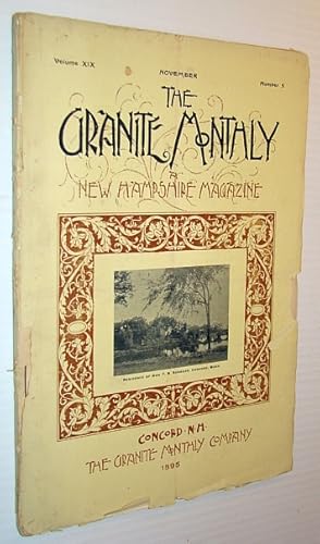 Imagen del vendedor de The Granite Monthly - a New Hampshire Magazine, November 1895 a la venta por RareNonFiction, IOBA