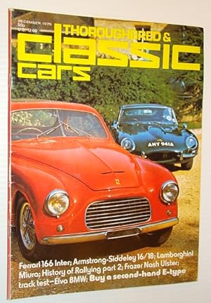 Thoroughbred and Classic Cars Magazine, December 1975 - Kaye Don