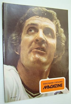 Image du vendeur pour Vancouver Canucks Magazine, November 17, 1973 - Great Colour Cover Photo of a Gnarly-looking Orland Kurtenbach mis en vente par RareNonFiction, IOBA