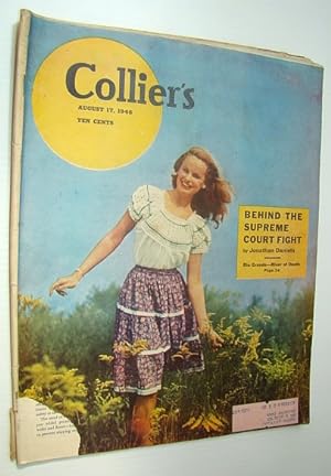 Seller image for Collier's Magazine, August [Aug.] 17, 1946 - Military Wives Love Guam / Germany's Finest Horses Moved to U.S. for sale by RareNonFiction, IOBA