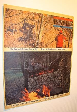 Seller image for This Week Magazine, September 28, 1969 - Insert to the Boston Sunday Herald: Cover Color Photos of Wild Boar Being Shot Then Roasted for sale by RareNonFiction, IOBA