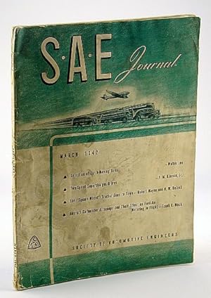 S.A.E. Journal (Society of Automotive Engineers), March 1942