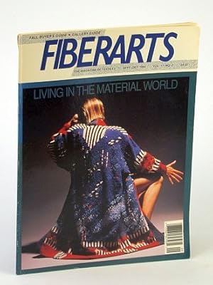 Bild des Verkufers fr Fiberarts - The Magazine of Textiles, September / October (Sept. / Oct.) 1990, Vol. 17, No. 2 - Living in the Material World zum Verkauf von RareNonFiction, IOBA