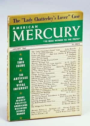 Imagen del vendedor de American Mercury Magazine, "To Bear Witness To The Truth", January (Jan.) 1960, Volume XC No. 432 - The "Lady Chatterley's Lover" Case a la venta por RareNonFiction, IOBA